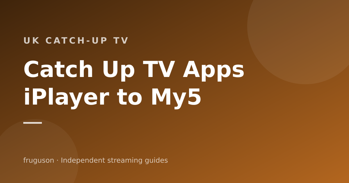 UK Catch-Up TV Apps: iPlayer, ITVX, Channel 4 and 5 Compared