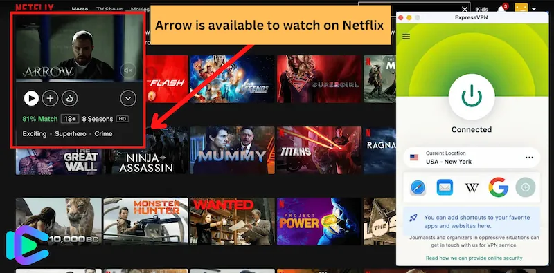 Watch Arrow on Netflix