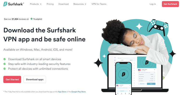 download surfshark apps